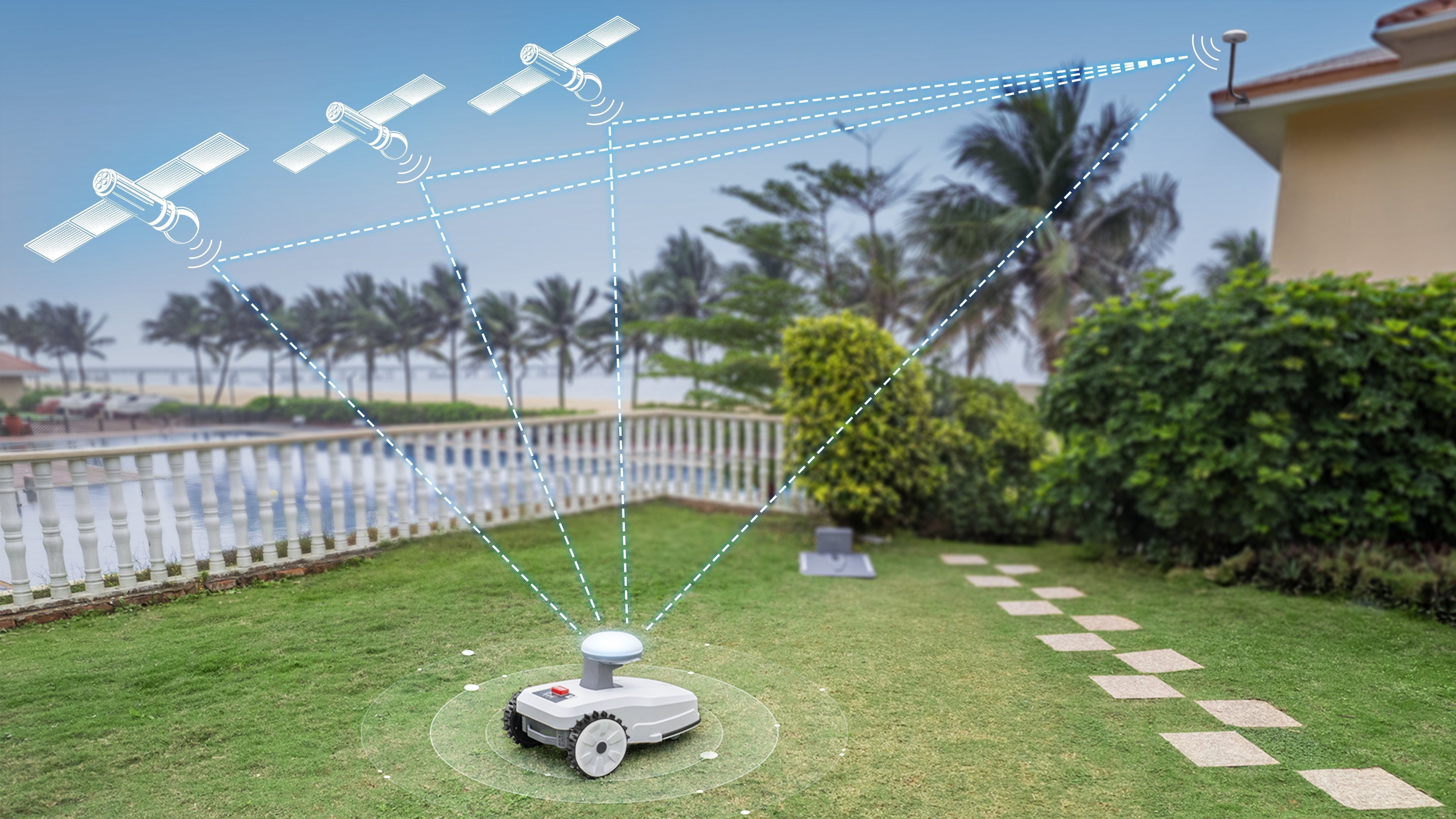 robot lawn mower without perimeter wire