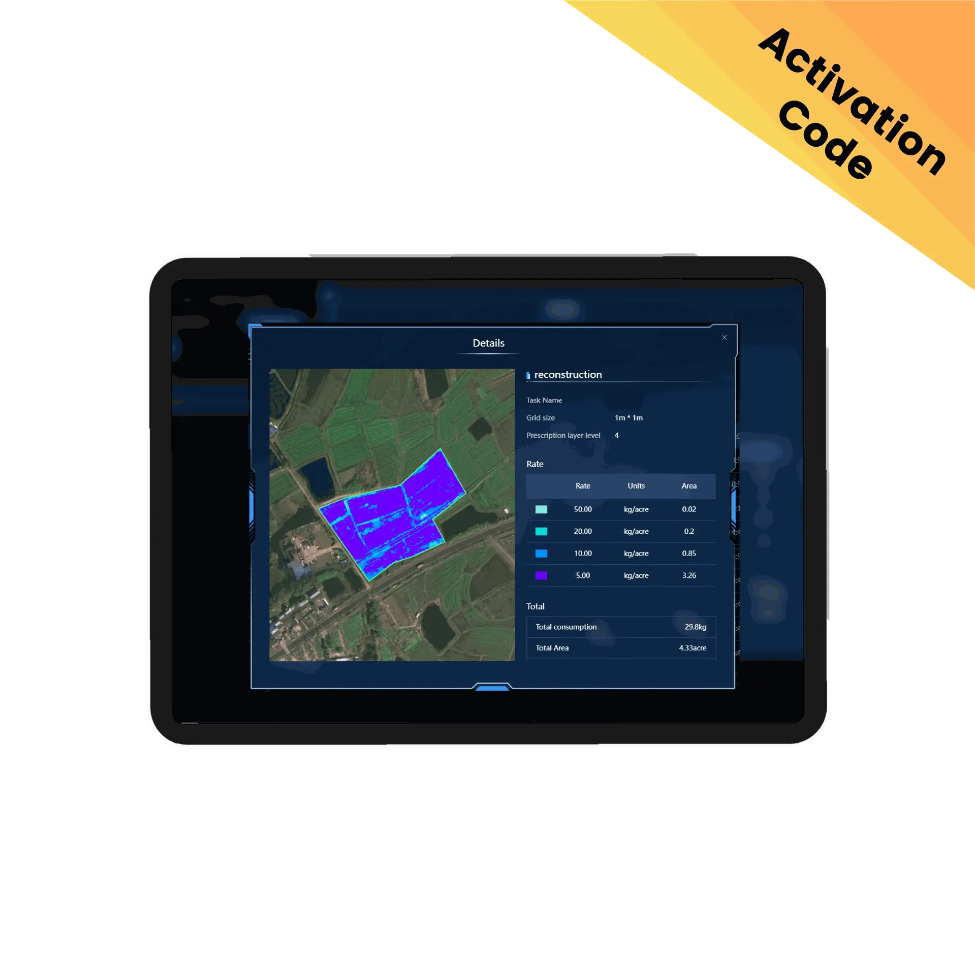 Aktiveringslicens för FJD Farm Management System per år