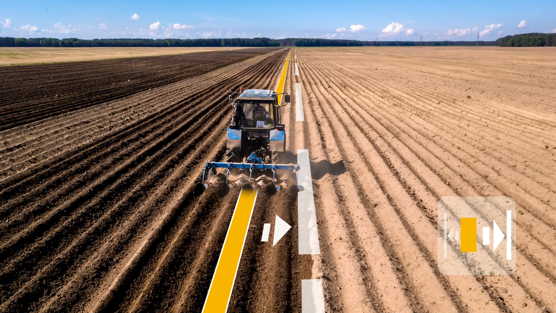 Guidance Line Adjustment Precision Farming with AG1