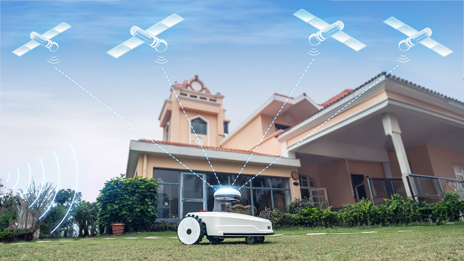 wireless robot lawn mower for sale