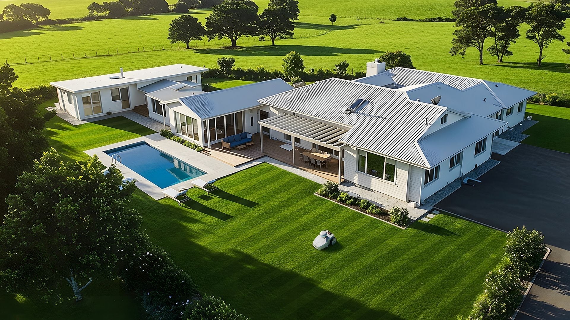 robotic lawn mower for large lawns