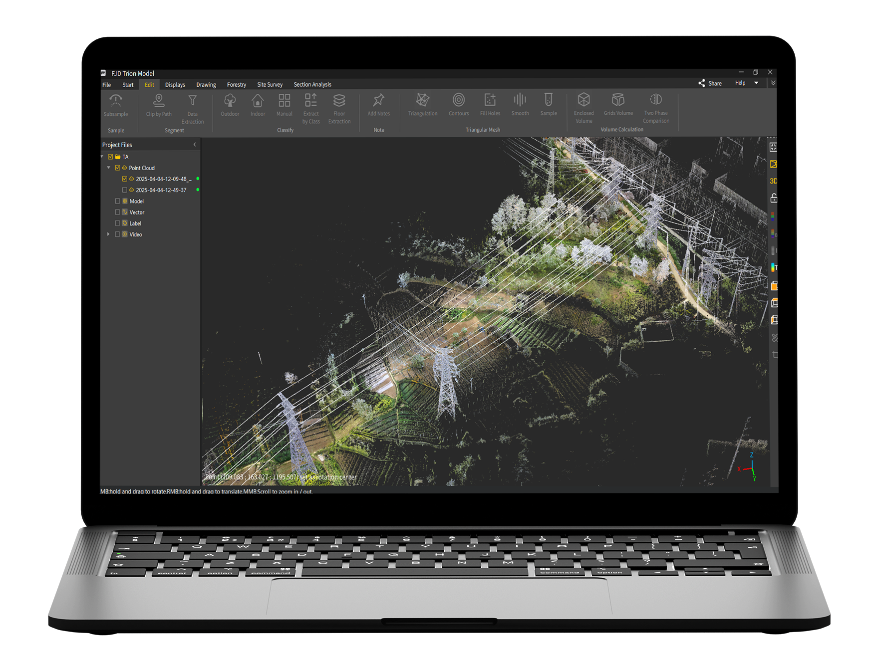 FJD Trion-modell för FJD Trion 3D LiDAR-skannrar